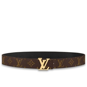 Louis Vuitton LV Initiales 30MM Reversible Belt in Monogram Canvas M0565V