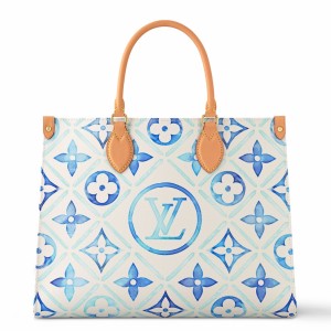 Louis Vuitton OnTheGo MM Bag in Monogram Tiles Canvas M11262