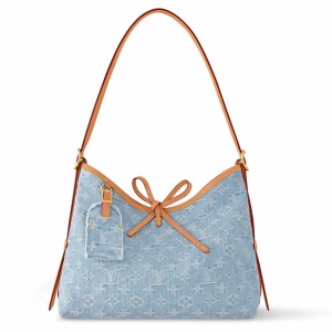 Louis Vuitton CarryAll PM Bag in Monogram Denim M11462