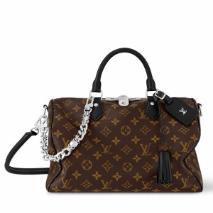 Louis Vuitton Speedy Soft 30 Dark Bag in Monogram Canvas M12243