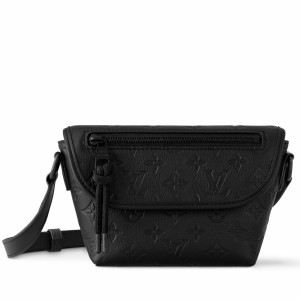 Louis Vuitton Pulse Wearable Bag in Black Monogram Shadow Leather