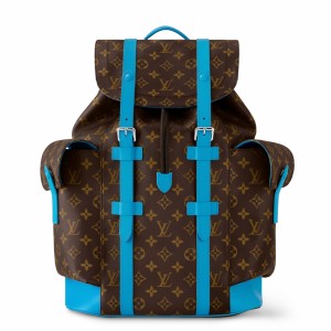 Louis Vuitton Christopher MM Backpack in Monogram Macassar Canvas M12729