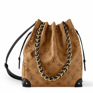 Louis Vuitton Noe Trunk PM Bag in Monogram Reverse Canvas M13324