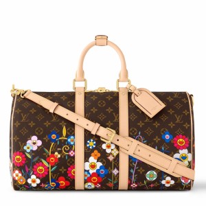 Louis Vuitton LV x TM Keepall Bandouliere 45 Bag in Monogram Canvas M14182