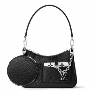 Louis Vuitton Marellini Bag In Black Epi Leather M20998