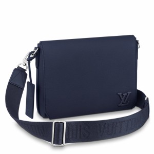 Louis Vuitton Takeoff Messenger Bag In LV Aerogram Leather