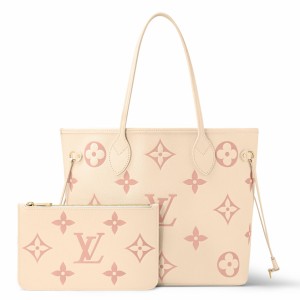 Louis Vuitton Neverfull MM Bag In Monogram Empreinte Leather M21579