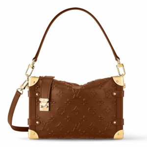 Louis Vuitton Side Trunk Bag In Monogram-debossed Calfskin M21741
