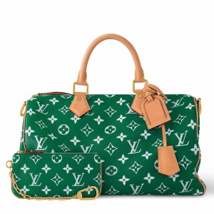 Louis Vuitton Speedy P9 Bandouliere 40 Bag in Monogram Leather M24417