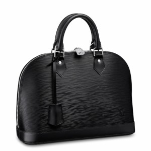 Louis Vuitton Alma PM Bag In Black Epi Leather M40302