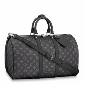 Louis Vuitton Keepall Bandouliere 45 Bag In Monogram Eclipse Canvas M40569