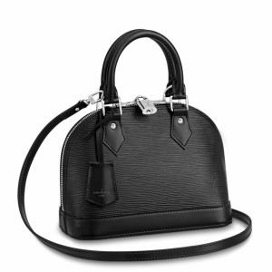 Louis Vuitton Alma BB Bag In Black Epi Leather M40862