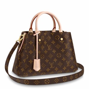 Louis Vuitton Montaigne BB Bag In Monogram Canvas M41055