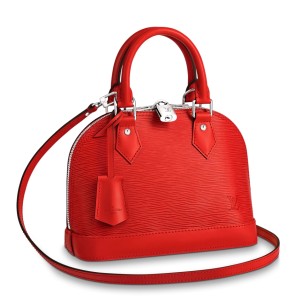 Louis Vuitton Alma BB Bag In Red Epi Leather M41160