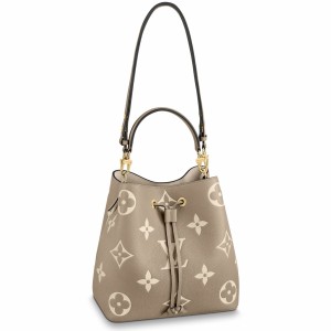 Louis Vuitton NeoNoe MM Bag In Bicolor Empreinte Leather M45555