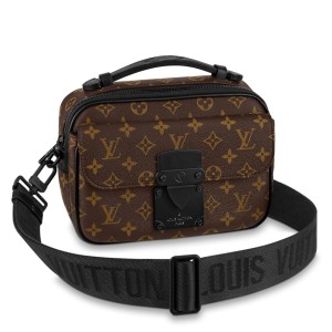 Louis Vuitton S Lock Messenger In Monogram Macassar Canvas M45806 