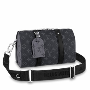 Louis Vuitton City Keepall Bag In Monogram Eclipse Canvas M45936