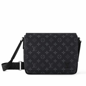 Louis Vuitton District PM Bag in Monogram Eclipse Canvas M46255
