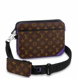 Louis Vuitton Trio Messenger Bag In Monogram Macassar Canvas M46266