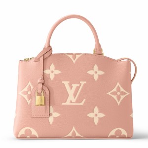 Louis Vuitton Petit Palais Bag In Bicolor Monogram Empreinte Leather M46353