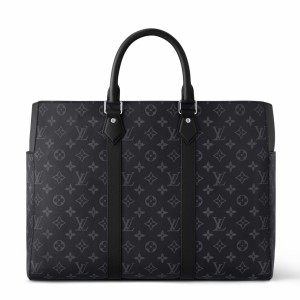 Louis Vuitton Sac Plat 24H Bag in Monogram Eclipse Canvas M46451