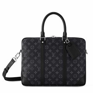 Louis Vuitton Porte-Documents Voyage PM in Monogram Eclipse Canvas M46457