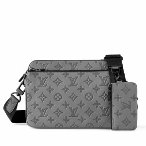 Louis Vuitton Trio Messenger Bag in Monogram-embossed Leather M46603