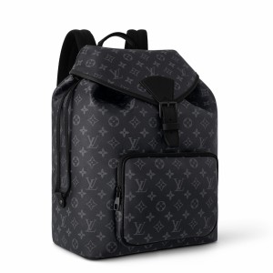 Louis Vuitton Montsouris Backpack in Monogram Eclipse Canvas M46683