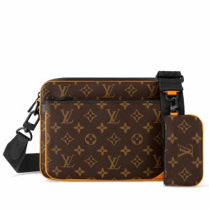 Louis Vuitton Trio Messenger Bag in Monogram Macassar Canvas M46694