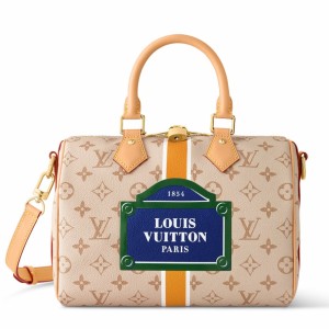Louis Vuitton Speedy Bandouliere 25 Bag in Monopaname Canvas M46749