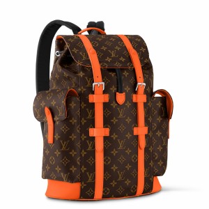 Louis Vuitton Christopher MM Backpack in Monogram Macassar Canvas M46814