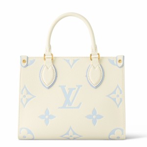 Louis Vuitton Onthego PM Bag in Bicolor Monogram Empreinte Leather M46833