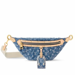 Louis Vuitton High Rise Bumbag in Monogram Denim M46837