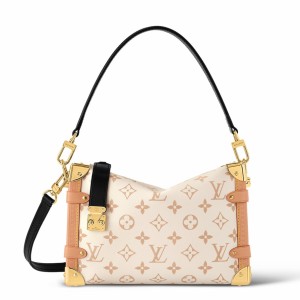Louis Vuitton Side Trunk Bag In Monogram Dune Canvas M46907