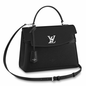 Louis Vuitton Lockme Ever Bag In Black Leather M51395