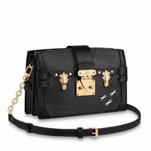 Louis Vuitton Trunk Clutch In Black Epi Leather M53052