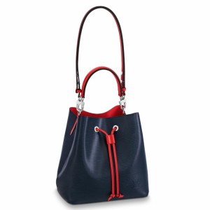 Louis Vuitton Neonoe MM Bag In Indigo Epi Leather M54367