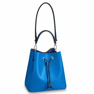 Louis Vuitton Neonoe MM Bag In Blue Epi Leather M55935