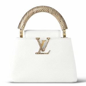 Louis Vuitton Capucines Mini Bag with Ayers Leather Handle M56399
