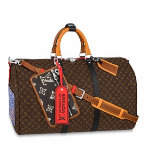 Louis Vuitton Keepall Bandouliere 50 Patchwork Bag M56855