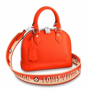 Louis Vuitton Epi Alma BB Bag With Jacquard Strap M57429