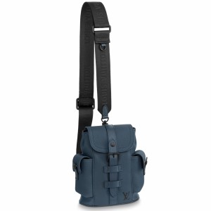 Louis Vuitton Christopher XS Bag In Blue Leather M58494