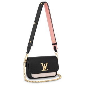 Louis Vuitton Lockme Tender Bag In Black Calfskin M58557