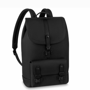 Louis Vuitton Christopher Slim Backpack In Taurillon Leather M58644