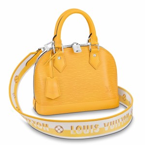 Louis Vuitton Epi Alma BB Bag With Jacquard Strap M59358
