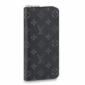 Louis Vuitton Zippy Wallet Vertical In Monogram Eclipse Canvas M62295