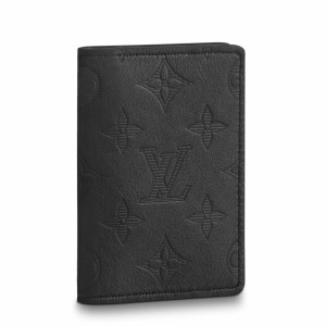Louis Vuitton Pocket Organizer In Monogram Shadow Leather M62899