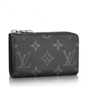Louis Vuitton Car Key Case In Monogram Eclipse Canvas M64430