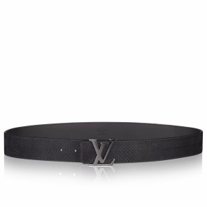 Louis Vuitton LV Initiales 40mm Belt In Damier Suede Leather M6875P