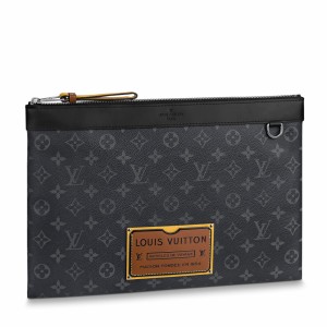Louis Vuitton Pochette Discovery GM In Monogram Eclipse Canvas M69256